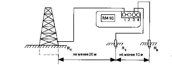 Трёхзажимная схема подключения М416