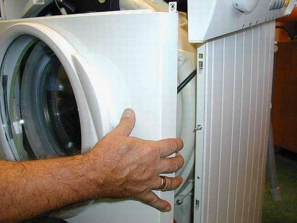 Фронтальная панель стиральной машины