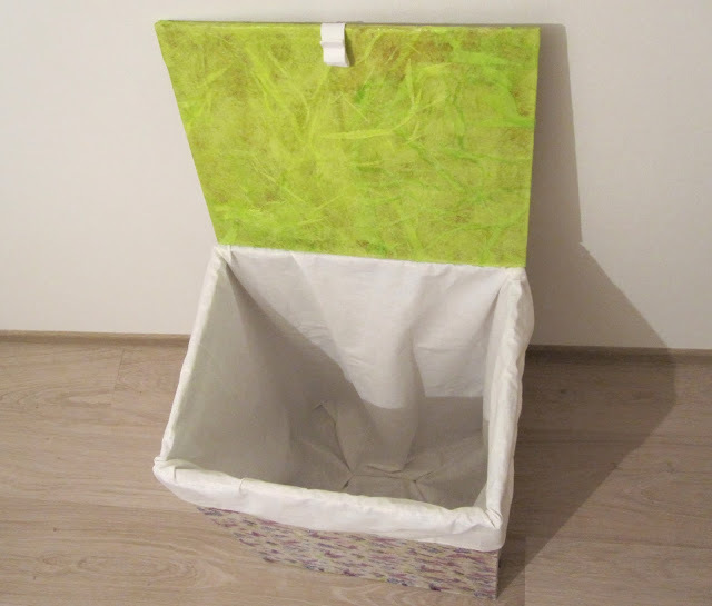 Ящик для белья из картона и бумажных салфеток, фото № 34
