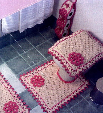 Уютный и оригинальный интерьер с помощью вязаных ковриков. Часть 2, фото № 13