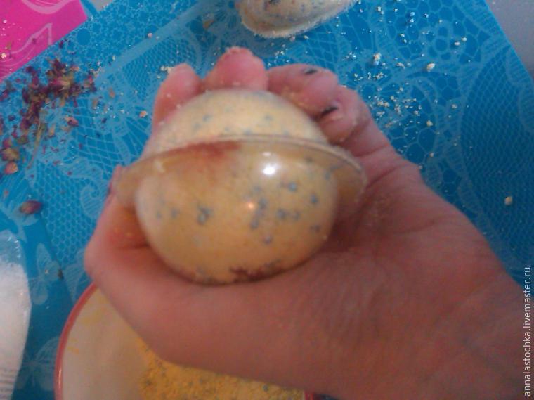 Мастер-класс по созданию бомбочки (гейзера) для ванны из сухого молока, фото № 19