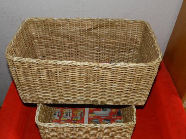 МК по плетению прямоугольной (квадратной) корзины, фото № 21