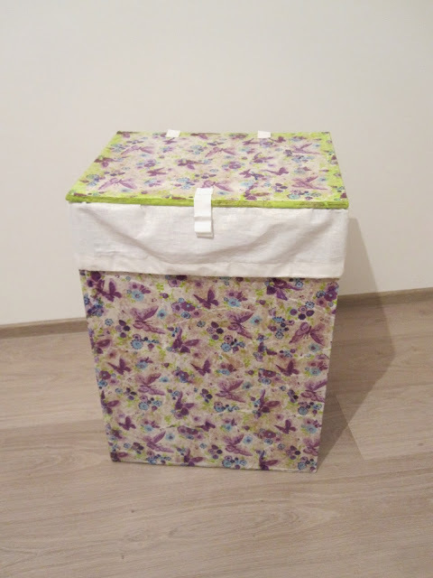 Ящик для белья из картона и бумажных салфеток, фото № 32
