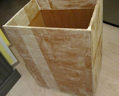 Ящик для белья из картона и бумажных салфеток, фото № 14