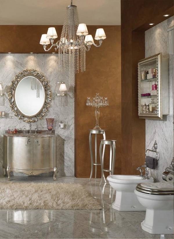 люстра в ванную комнату в классическом стиле, фото 19