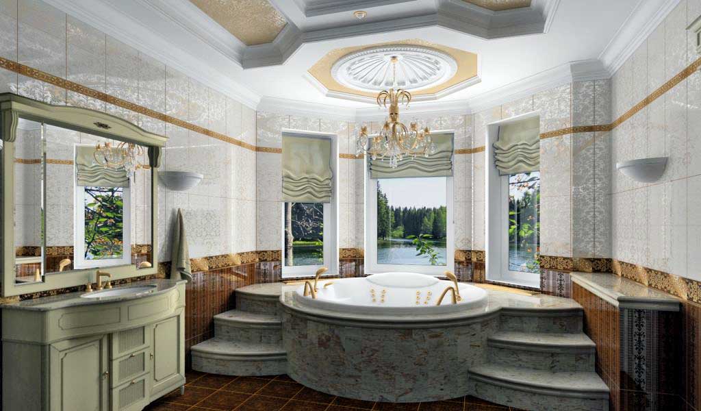 Дизайн ванной комнаты в частном доме привлекательность и удобство