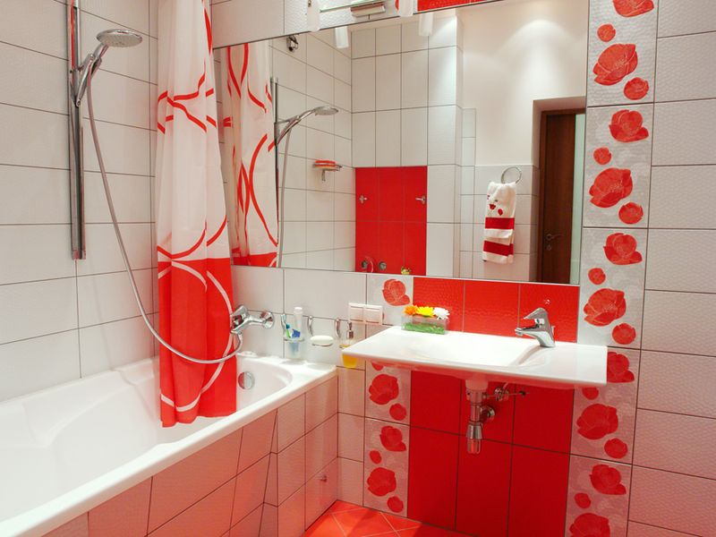Декор ванной комнаты современный стиль