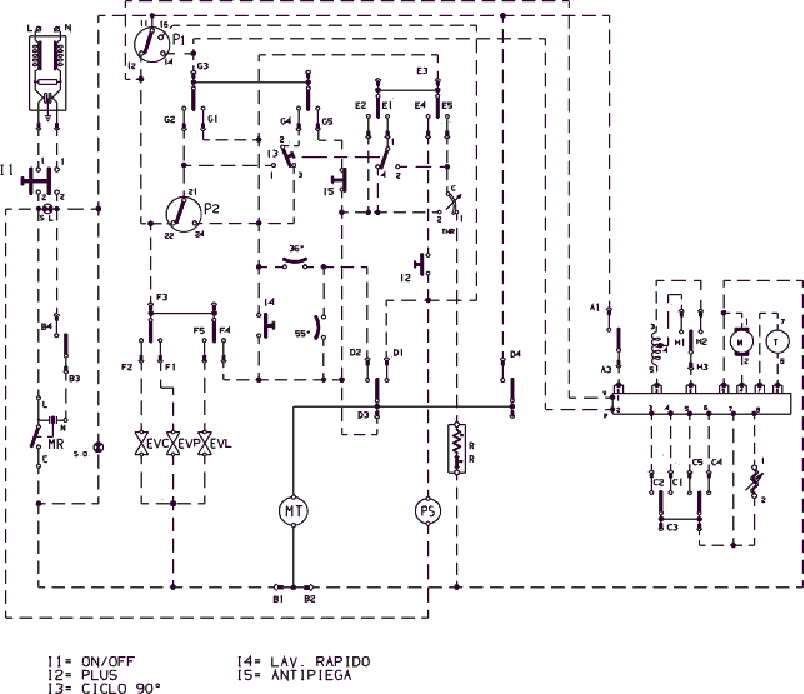 Indesit wg421tp электрическая схема