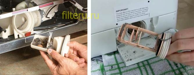 Как почистить фильтр в стиральной машине Индезит