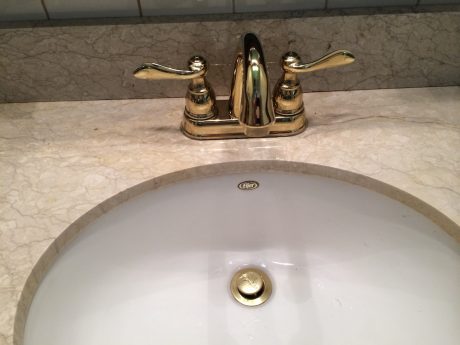 leaking bathroom faucet