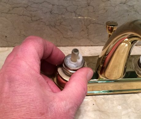 leaking bathroom faucet
