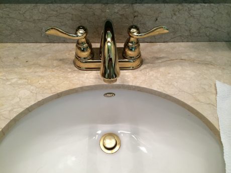 leaking bathroom faucet