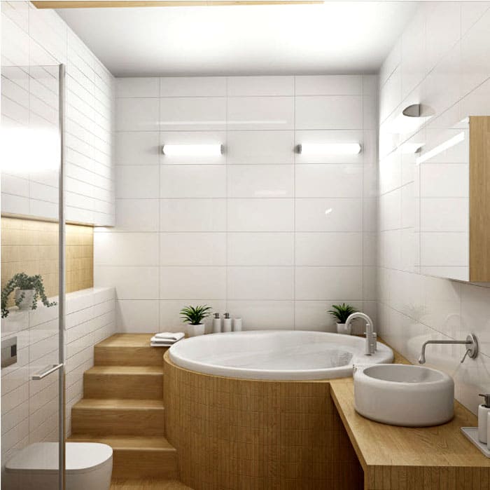 Ванная комната: фото и дизайн для маленькой ванны