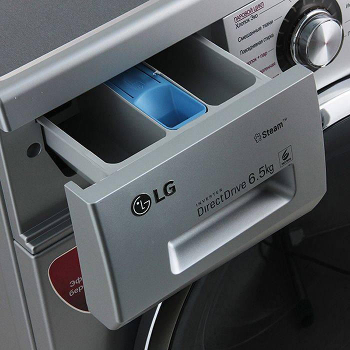 Стиральная машина LG с возможностью загрузки белья до 6,5 кг
