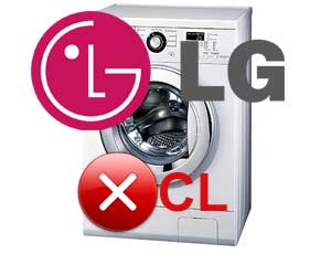 код ошибки CL на машинке LG