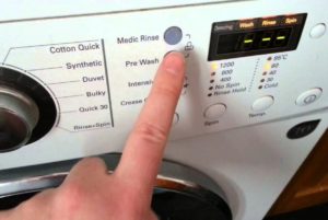 Как отключить стиральную машину LG во время стирки