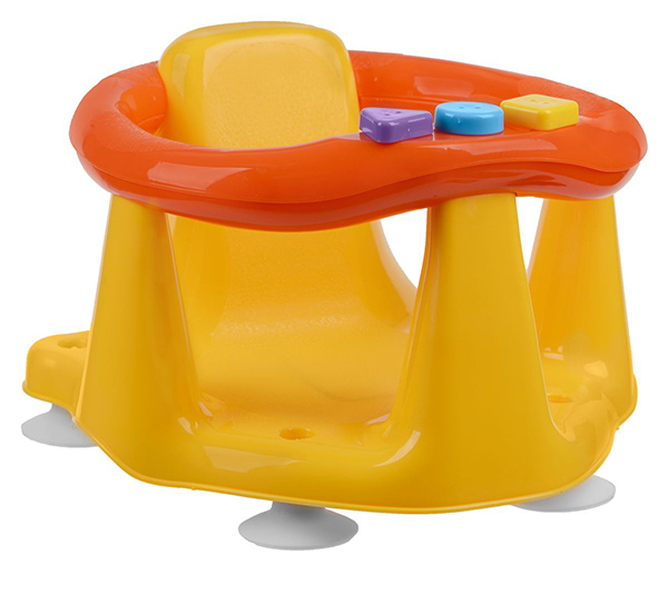 Разновидности стульчиков для купания малыша в ванной, советы по выбору