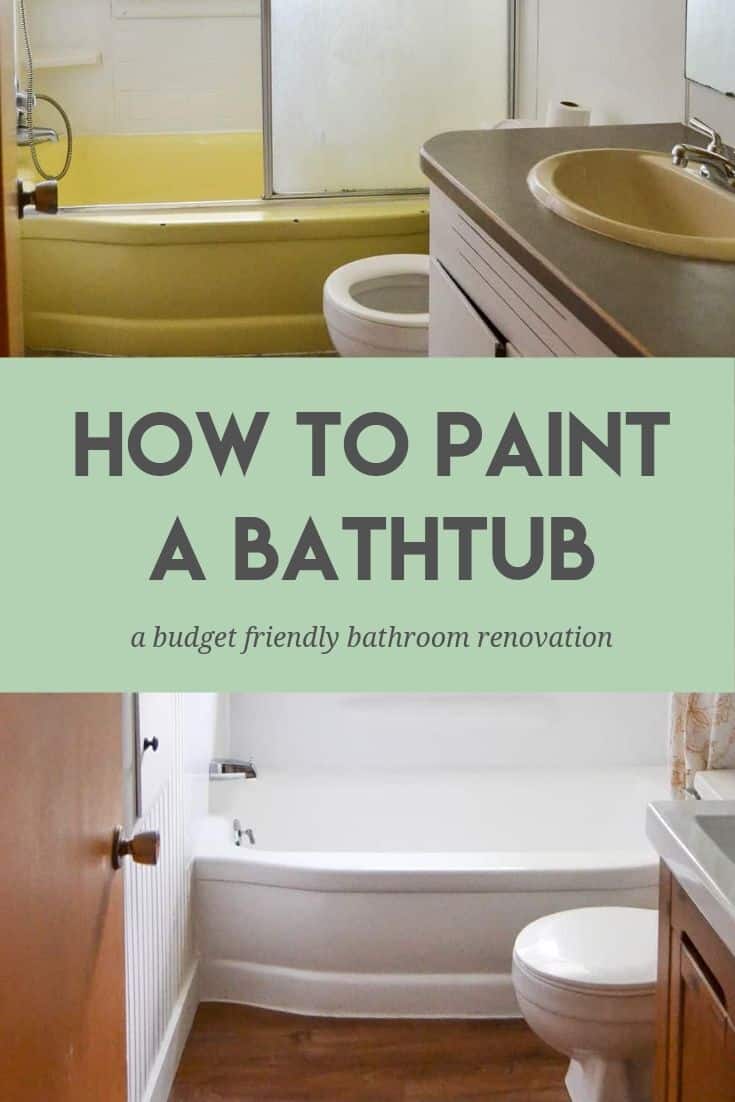 Learn how to paint a bathtub easily and inexpensively with these tips. This is an inexpensive way to give your bathroom a face lift without having to replace your bathtub! 