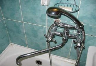 устройство смесителя для ванной