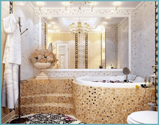 мозаика для большой ванной