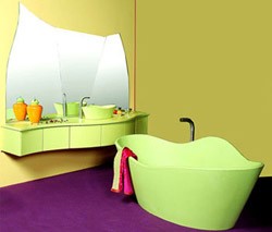 какой цвет стен выбрать  для ванной