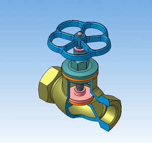 Водопроводный вентиль обязательно используется в любой системе водоснабжения.