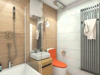 Дизайн ванной комнаты площадью 3 кв. м: варианты без туалета и с ним