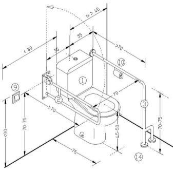 Особенности унитаза для инвалидов