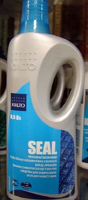 «Kiilto Seal» предохранит швы от быстрого загрязнения
