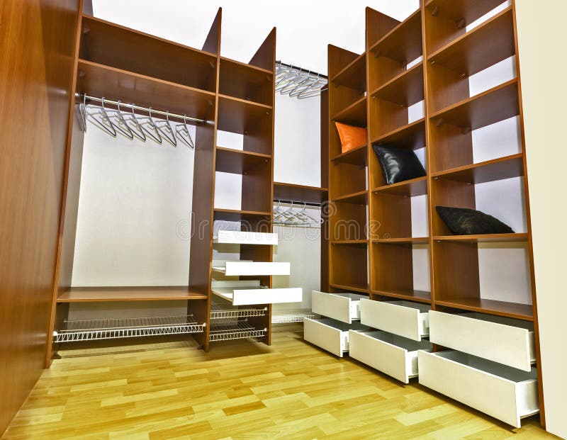 Built-in closet royalty free stock images