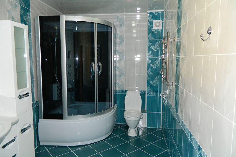 Дизайн узкой ванной комнаты - Сантехника