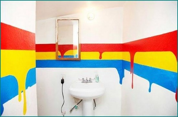 самоклеющаяся пленка для стен в ванной фото