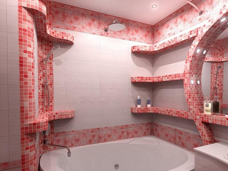 пластиковая мозаика для ванной фото