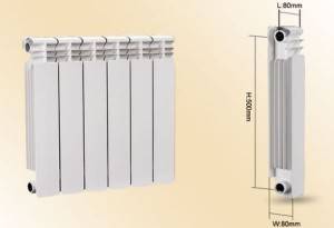 Объем секции алюминиевого радиатора – зачем нужно знать