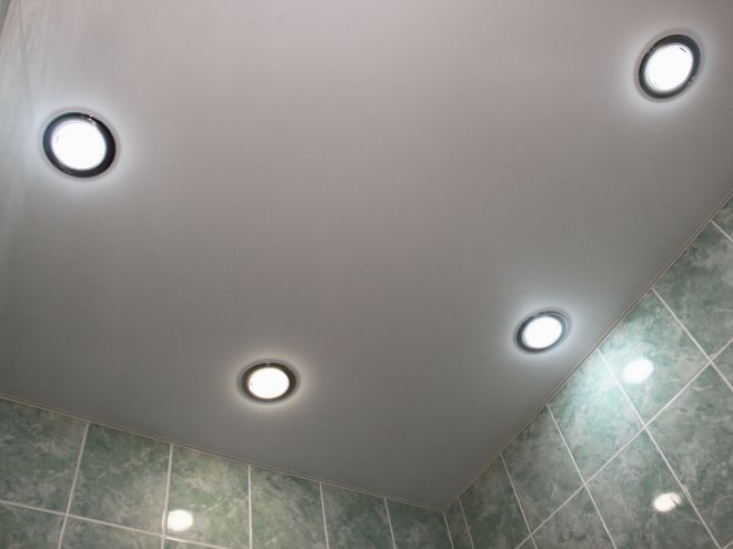Встраиваемые светильники для ванной