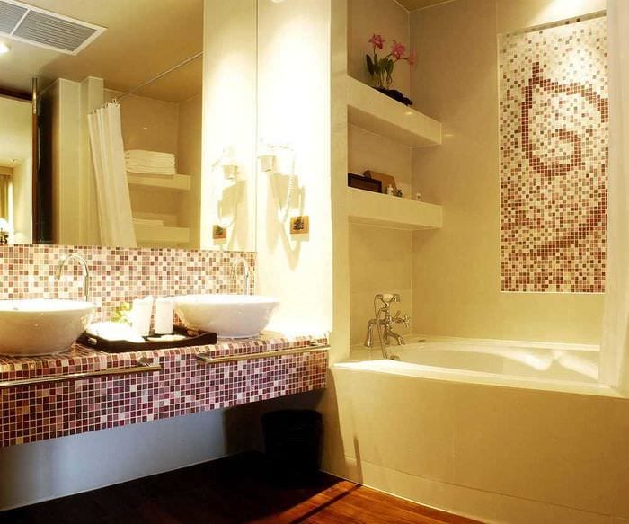 идея современного стиля ванной комнаты 4 кв.м