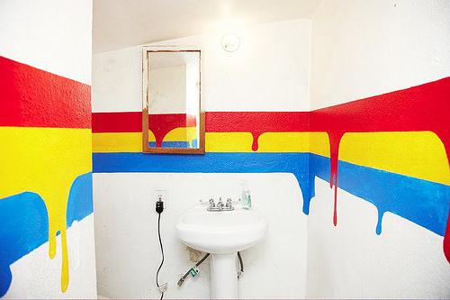 краска для стен в ванной комнате